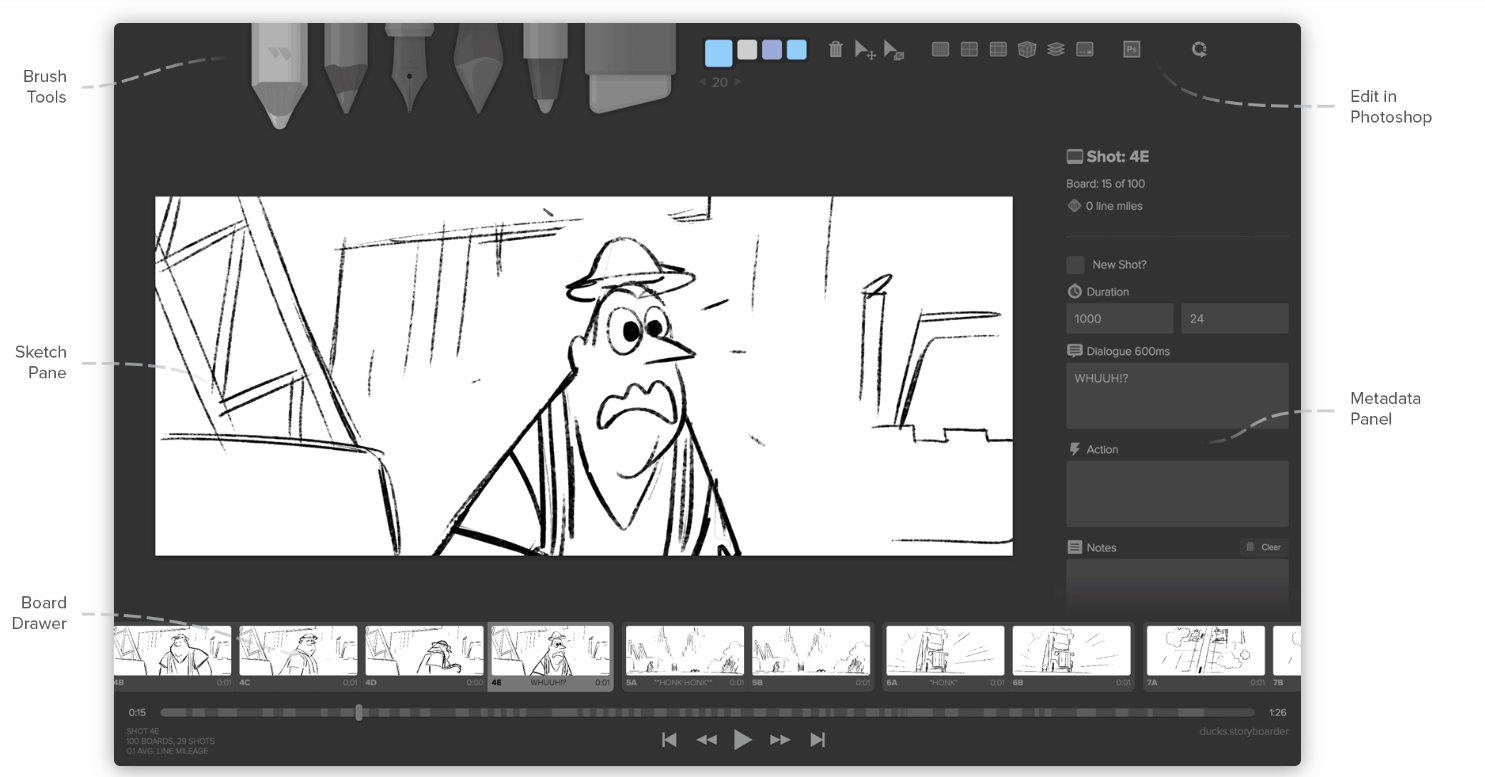 フリーソフト Storyboarder2 0 脚本ペイントソフトがリリース アニナレ スマートアニメーション
